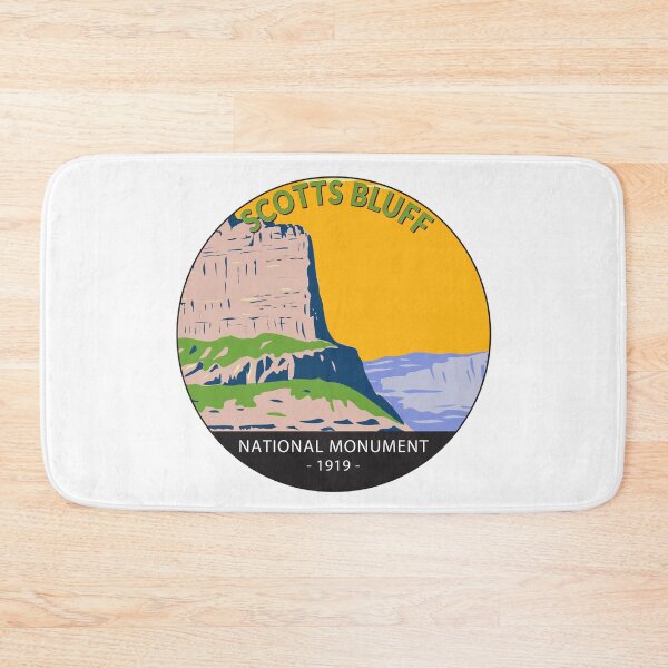 Item preview, Scotts Bluff National Monument Nebraska Circle designed and sold by KrisSidDesigns.