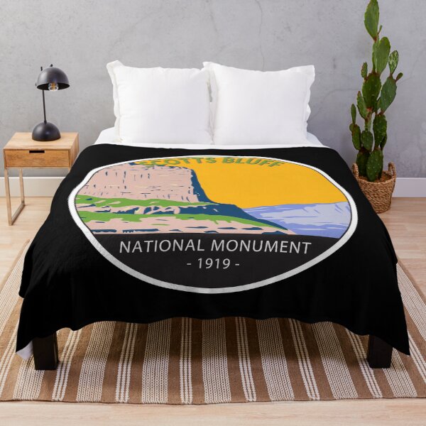 Item preview, Scotts Bluff National Monument Nebraska Circle designed and sold by KrisSidDesigns.