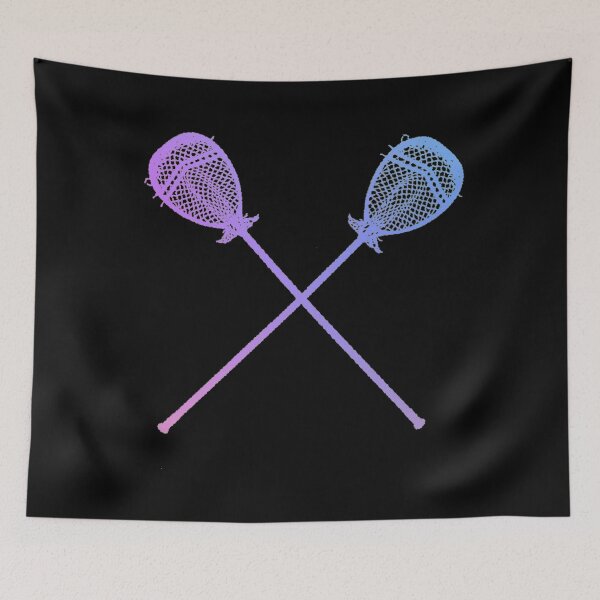 Item preview, Purple and blue lacrosse goalie sticks designed and sold by Als10806.