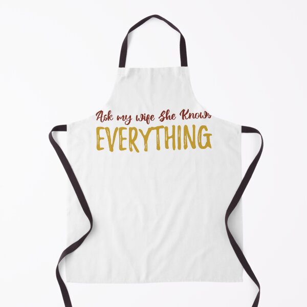 Item preview, Ask My Wife She Knows Everything designed and sold by AmberSiraj.