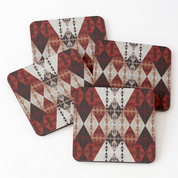 Item preview, 'Diamonds And Rust' Abstract Geometric Diamond Fractal Pattern designed and sold by Holmes-Ja.