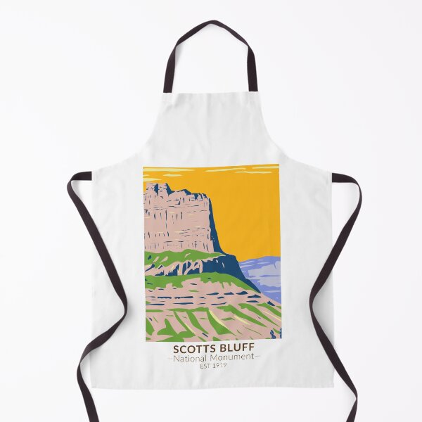 Item preview, Scotts Bluff National Monument Nebraska Vintage designed and sold by KrisSidDesigns.
