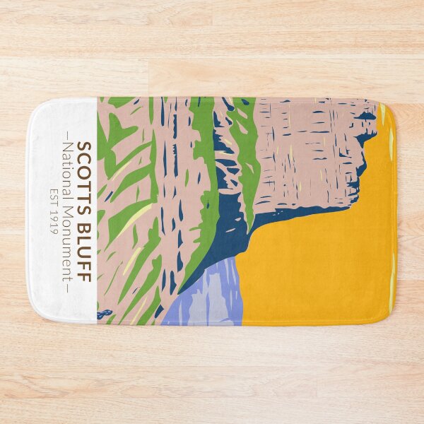 Item preview, Scotts Bluff National Monument Nebraska Vintage designed and sold by KrisSidDesigns.