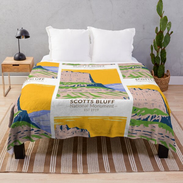 Item preview, Scotts Bluff National Monument Nebraska Vintage designed and sold by KrisSidDesigns.