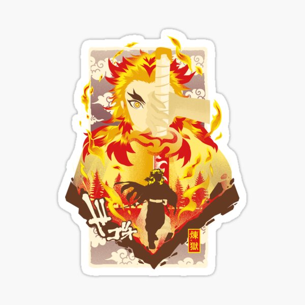 Kyo-juro Fire Sticker
