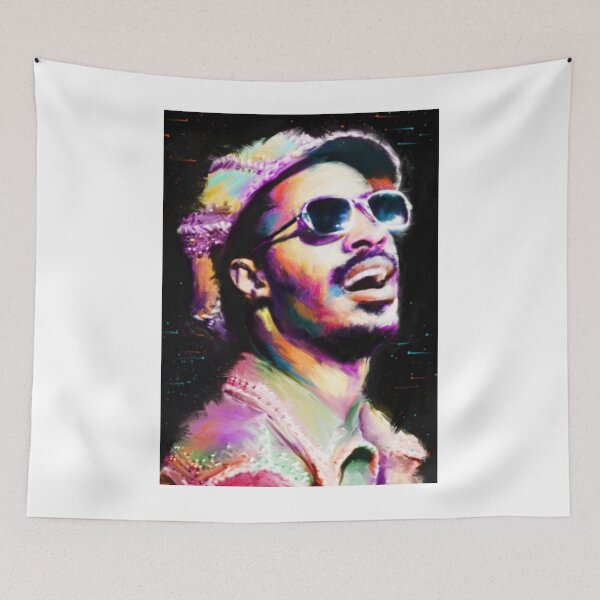 Item preview, Stevie Wonder Abstract colorful pop art Stevie Wonder_ designed and sold by TheCheekyshop.