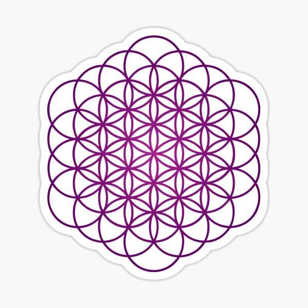 Flower of Life Sacred Geometry Sticker
