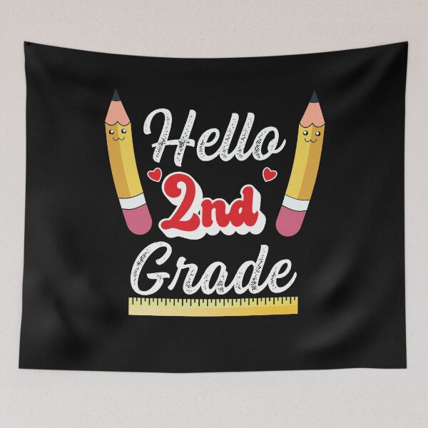 Item preview, Hello 2nd Grade Back to School Design for Teacher or Kids designed and sold by ZzCorezZ.