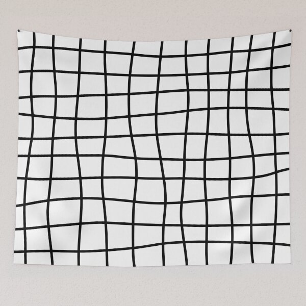 Item preview, Hand Drawn Grid (black/white) designed and sold by Design Minds Boutique.