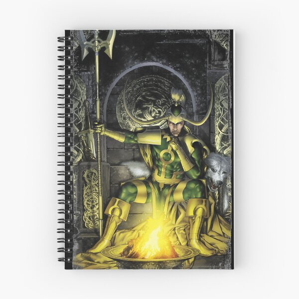 Item preview, Fenris Loki On His hrone Bonfire  designed and sold by CamiloAlba.