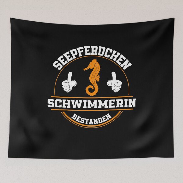 Item preview, Swimming Badge Seahorses Passed Swimming designed and sold by besTmanuFacture.