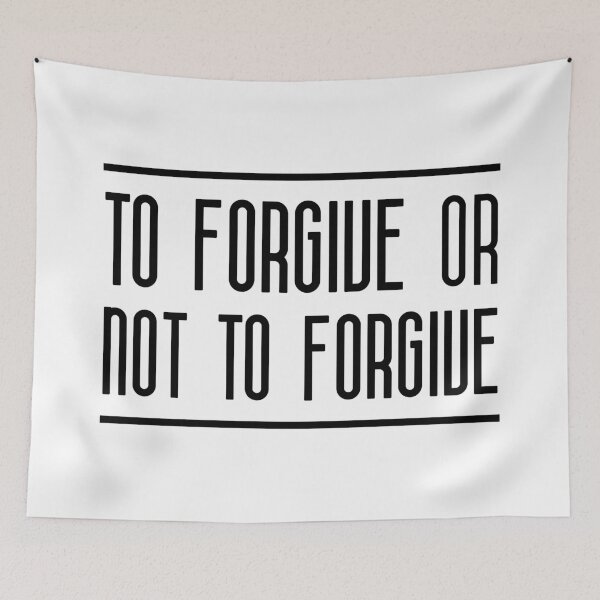 Item preview, Forgive Or Not To Forgive (Black) designed and sold by FilipeFerreira.