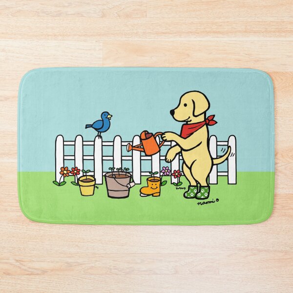 Item preview, Gardening Yellow Labrador designed and sold by HappyLabradors.