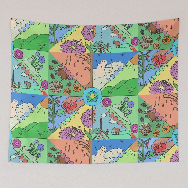 Item preview, The Wheel of The Year designed and sold by DaughterDemeter.