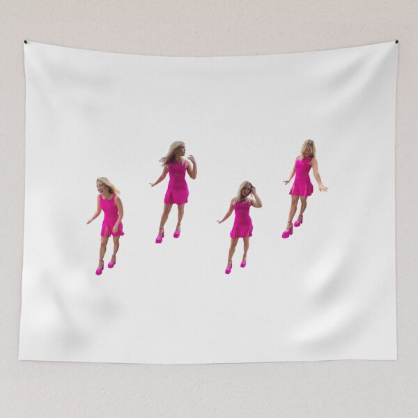 Item preview, Florence Pugh Hot Pink Barbie Dress designed and sold by chrisevanswife.