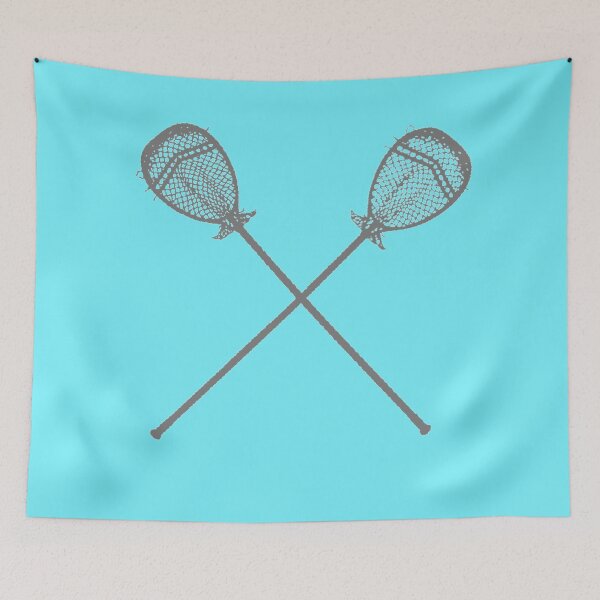 Item preview, Blue and grey lacrosse goalie sticks designed and sold by Als10806.
