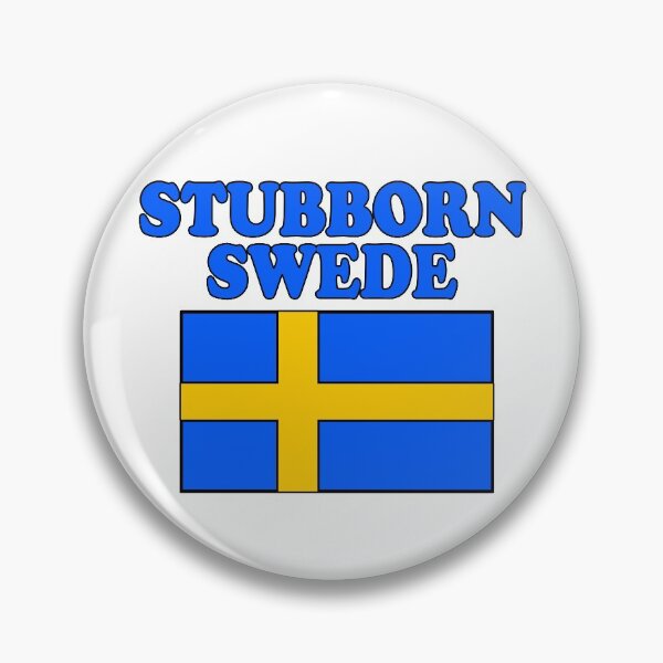 Item preview, Stubborn Swede, Swedish Flag designed and sold by funnytshirtemp.