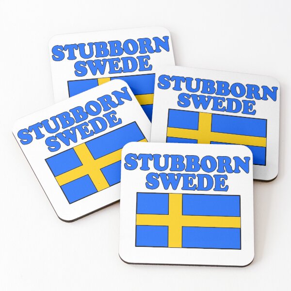 Item preview, Stubborn Swede, Swedish Flag designed and sold by funnytshirtemp.