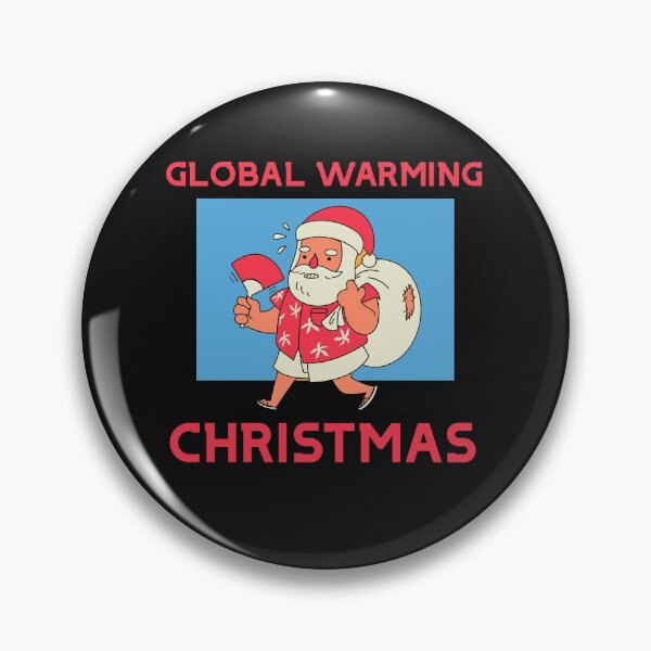 Item preview, Christmas in July Santa-Global Warming Awareness designed and sold by DiensDesign.