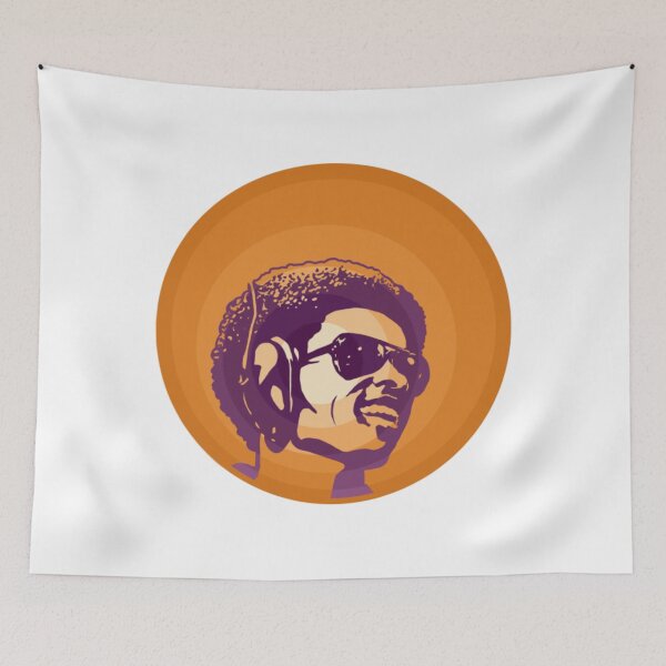 Item preview, Stevie Wonder Stevie Wonder (Orange_Purple)_ designed and sold by TheCheekyshop.