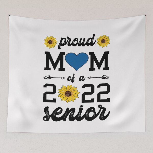 Item preview, Proud Mom of a 2022 Senior Sunflower Graduation Class of 2022 Grad designed and sold by clothesy7.