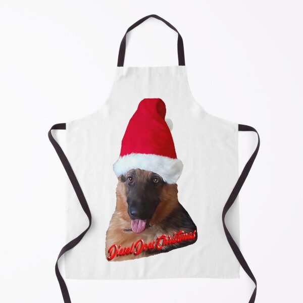 Item preview, Diesel German Shepherd Celebrating Christmas designed and sold by LRGraphics.