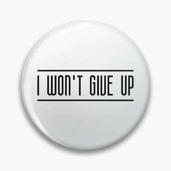 Item preview, I Won't Give Up (Black) designed and sold by FilipeFerreira.
