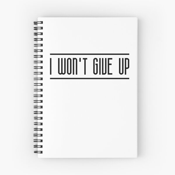 Item preview, I Won't Give Up (Black) designed and sold by FilipeFerreira.