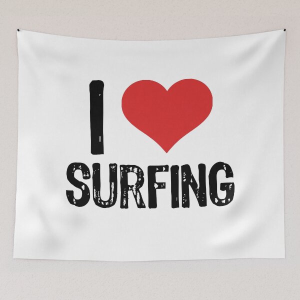 Item preview, I Love Surfing designed and sold by The "I Love Everything" Shop.