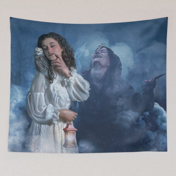 Item preview, Disguised Hag at Night Realism Art designed and sold by FlutesLoot.