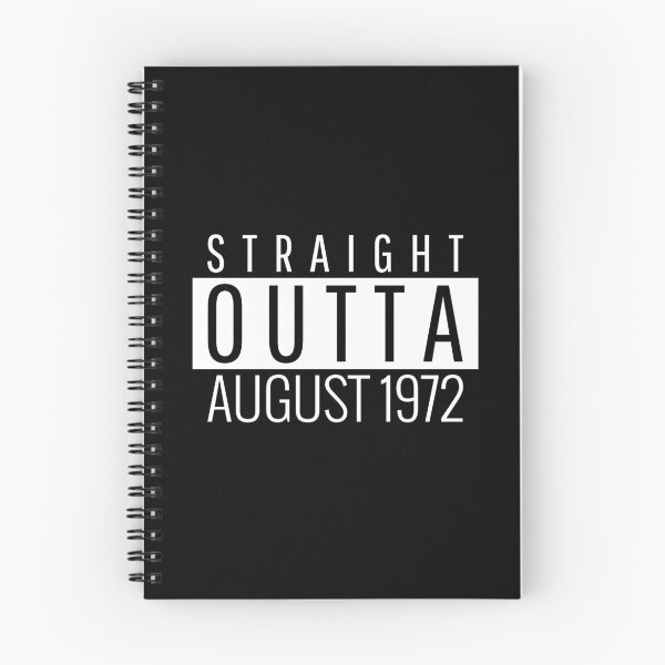 Item preview, Straight Outta August 1972  designed and sold by Teelogic.