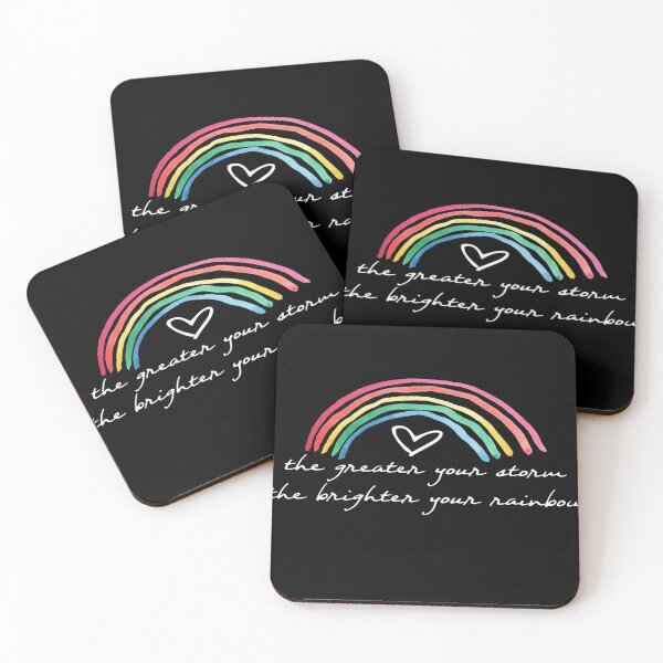 Item preview, The greater your atorm the brighter your rainbow designed and sold by FranFornix.