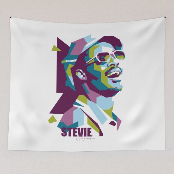 Aperçu de l'œuvre Stevie Wonder Stevie Wonder Popart __ (1) créée et vendue par TheCheekyshop.