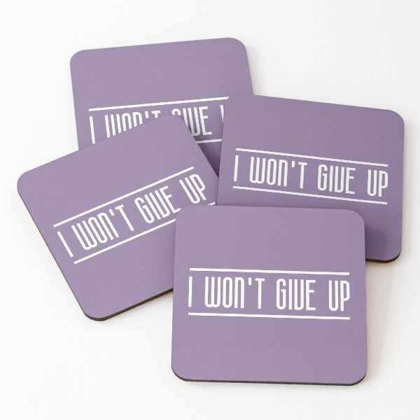 Item preview, I Won't Give Up (Purple BG) designed and sold by FilipeFerreira.