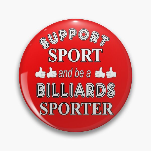 Item preview, Support Sport and be a Billiards Sporter designed and sold by captainpeter.