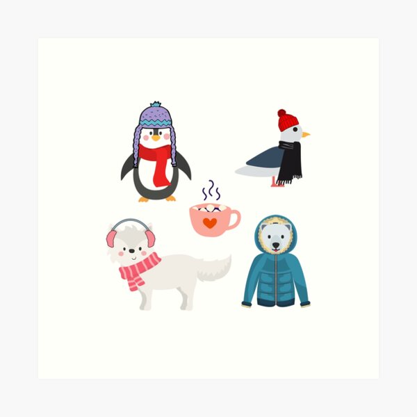 Item preview, Festive Winter Penguin designed and sold by StrawberryLaura.