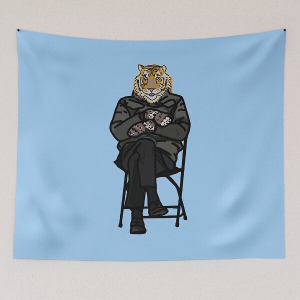 Item preview, Cool Tiger in Bernie Sanders Mittens Memes designed and sold by ellenhenry.