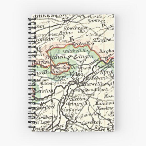 Item preview, KELSO & surrounding area map 1899 designed and sold by yourscotland.