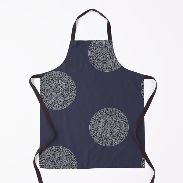 Item preview, Maya Vintage calendar blue Grey Tribal Art designed and sold by ClusterOneArt.
