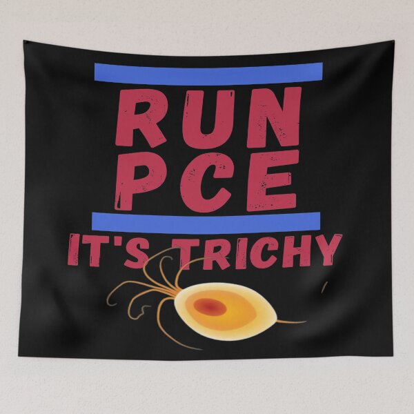 Item preview, FUNNY MEDICAL LABORATORY SCIENTIST RUN PCE IT'S TRICHY designed and sold by Hippiesole.
