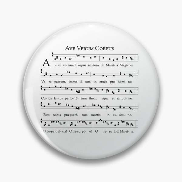 Item preview, Ave Verum Corpus Chant designed and sold by ktmime.