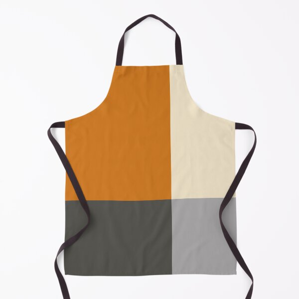 Item preview, Minimal Abstract Vintage Cream Orange Grey 04 designed and sold by BeatrisVeres.