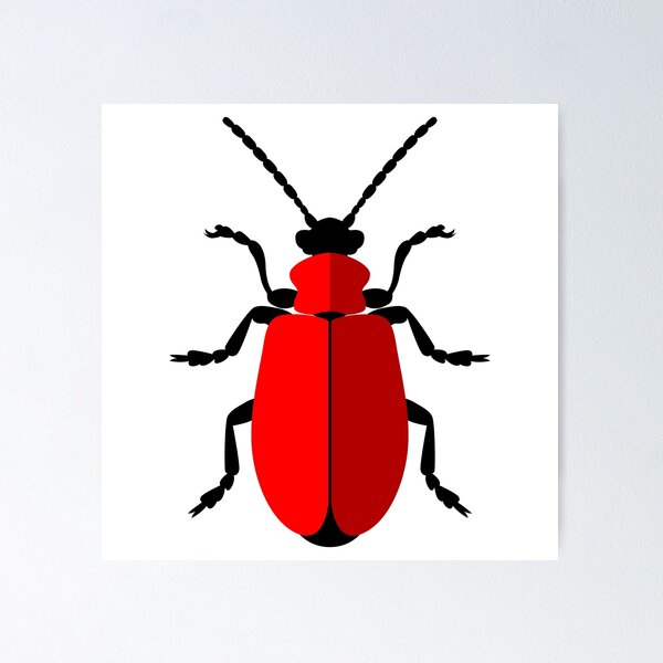 Item preview, Scarlet lily beetle designed and sold by Julia Faranchuk.
