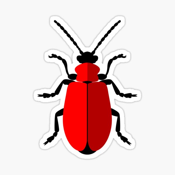 Item preview, Scarlet lily beetle designed and sold by Julia Faranchuk.