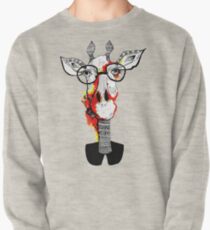 Hipster giraffe is hipster Pullover