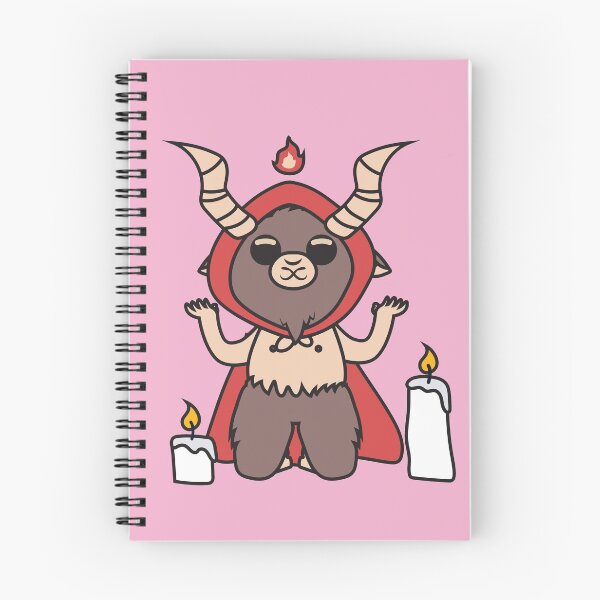 Item preview, Cute Little Satan Goat With Candles designed and sold by Pink Pineapple Works.