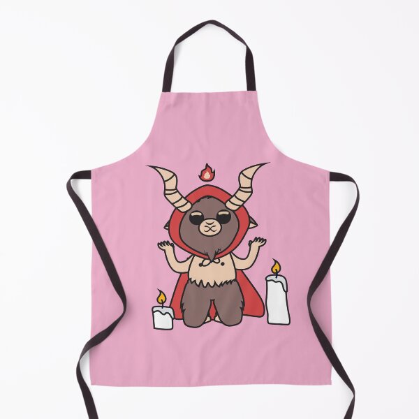 Item preview, Cute Little Satan Goat With Candles designed and sold by Pink Pineapple Works.