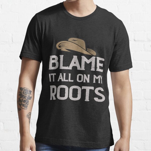 Monogrammed 'Blame It On My Roots' Crewneck Sweatshirt