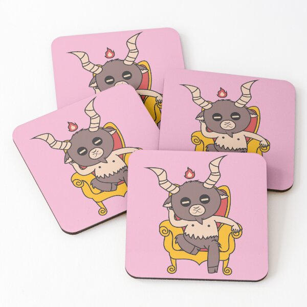 Item preview, Cute Little Satan Goat on Throne designed and sold by Pink Pineapple Works.