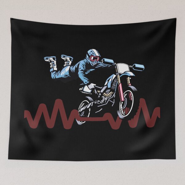 Item preview, Motorcycle Dirt Bike Mountain Heartbeat  designed and sold by david parry.